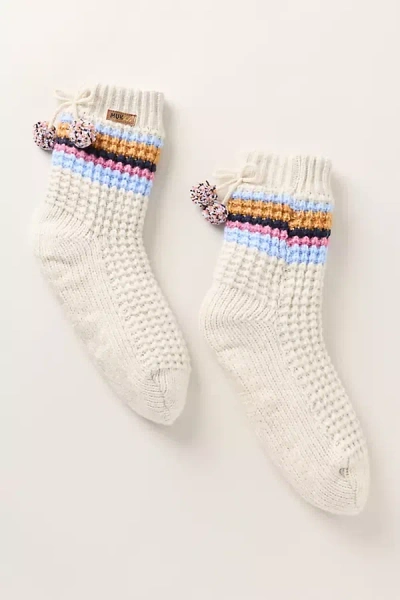 MUK LUKS WAFFLE COTTAGE SOCKS
