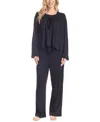 Muk Luks Women's 3-pc. Rib-knit Lounge Pajama Set