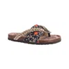 Muk Luks Women's Elaine Sandal In Denim In Multi