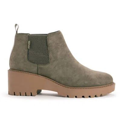 Muk Luks Women's Finley Francis Boot In Moss In Green