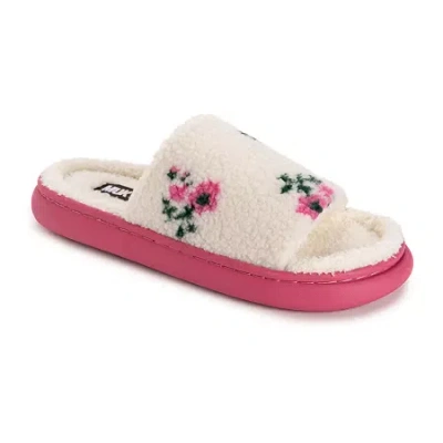 Muk Luks Women's Marsai Slide Slip On Slipper Womens Memory Foam Slip-on Slippers In Multi