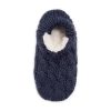 Muk Luks Womens 1 Pair Slipper Socks In Blue