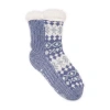 Muk Luks Womens 1 Pair Slipper Socks In Blue