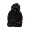 Muk Luks Womens Beanie In Black