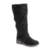 Muk Luks Womens Bianca Beverly Stacked Heel Winter Boots In Black