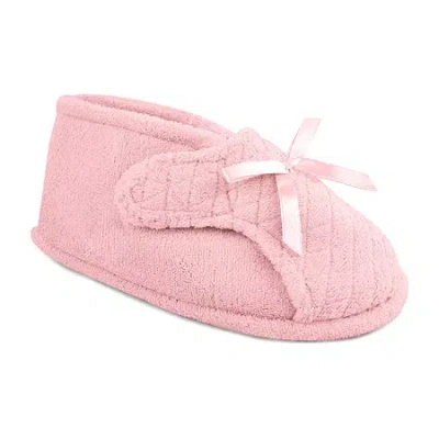 Muk Luks Womens Bootie Slippers In Pink