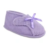 Muk Luks Womens Bootie Slippers In Purple