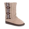 Muk Luks Womens Cheryl Flat Heel Dress Boots In Neutral