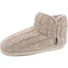 Muk Luks Womens Faux Fur Lined Faux Fur Bootie Slippers In Multi