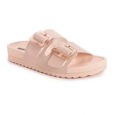 Muk Luks Womens Grand Cayman Strap Sandals In Pink