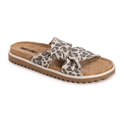 Muk Luks Womens Jazmine Sandal Flat Sandals In Multi