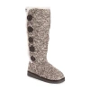 Muk Luks Womens Malena Flat Heel Slouch Boots In Brown
