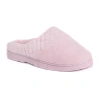 Muk Luks Womens Micro Chenille Clog Slippers In Pink