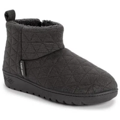 Muk Luks Womens Pattern Man Made Slip-on Sneakers In Grey