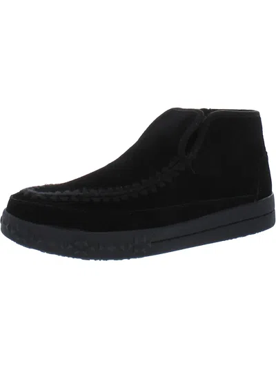 Muk Luks Womens Suede Booties In Black
