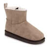 Muk Luks Womens Tatum Boot Flat Heel Booties In Brown