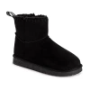 Muk Luks Womens Tatum Flat Heel Winter Boots In Black