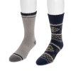 Muk Luks Wool Blend Socks 2 Pair Pack In Multi
