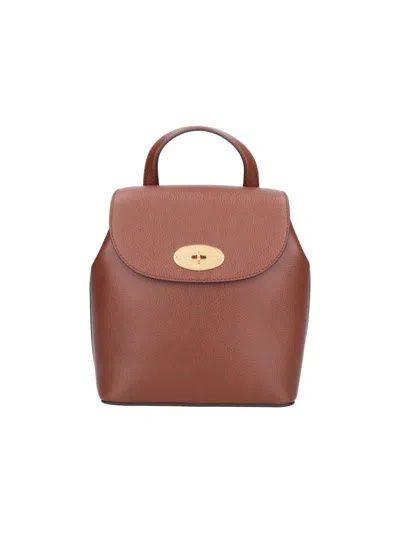 Mulberry 100% Bovine Leather Crossbody Bag In Brown