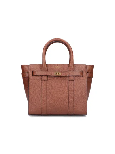 Mulberry 100% Bovine Leather Shoulder Bag In Brown