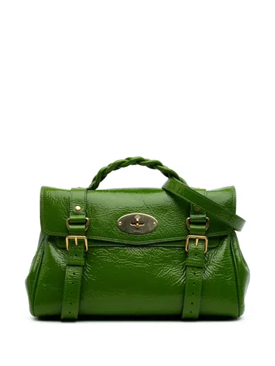 Pre-owned Mulberry 2010-2024 Small Spongy Patent Alexa Satchel