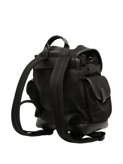 Pre-owned Mulberry 2010-2026 Mini Nylon Heritage Backpack In Black