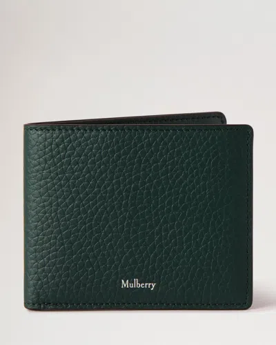 Mulberry Heavy-grain Leather Wallet In Green
