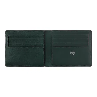 Mulberry 8 Card Wallet  Green Heavy Grain