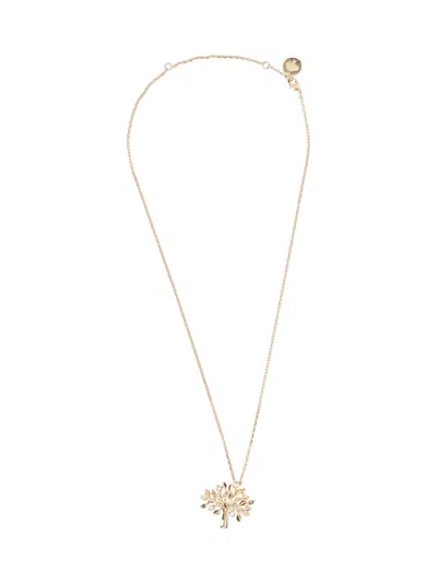 Mulberry 90% Brass & Synthetic Crystal Bijou Earrings In Golden