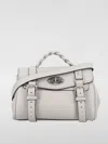 Mulberry Alexa Bag In Grained Leather In Grey