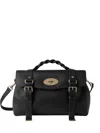 Mulberry Mini Alexa Braided-handle Shoulder Bag In Black