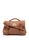 MULBERRY ALEXA HEAVY BROWN LEATHER CROSSBODY BAG MULBERRY WOMAN