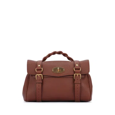 Mulberry Alexa Heavy Grain In Brown