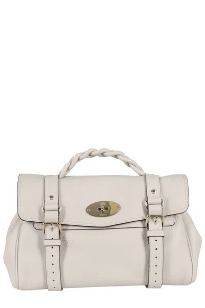 Mulberry Alexa Heavy Grain In Chalk