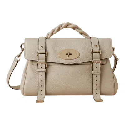 Mulberry Alexa Heavy Grain (chalk) In Neutral