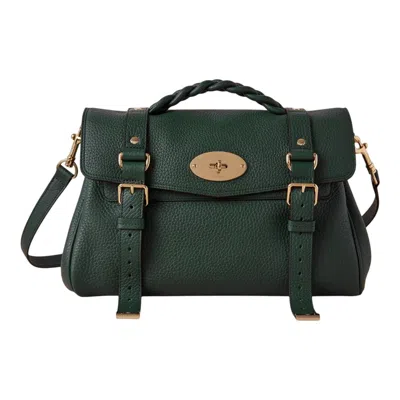 Mulberry Alexa Heavy Grain In Orange