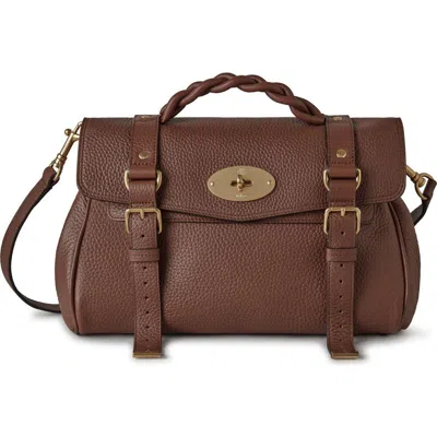 Mulberry Alexa Leather Satchel In Bright Oak