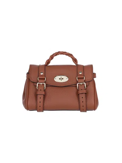 Mulberry 'alexa' Mini Bag In Brown