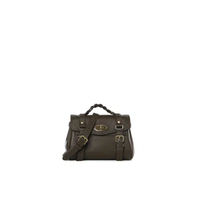 Mulberry Alexa Mini Leather Bag In Green