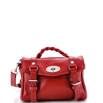Mulberry Alexa Satchel Nm Leather Mini In White