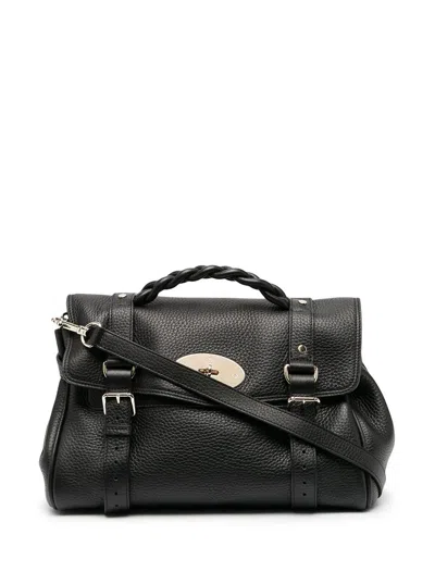 Mulberry Alexa Top Handle Bag In Black
