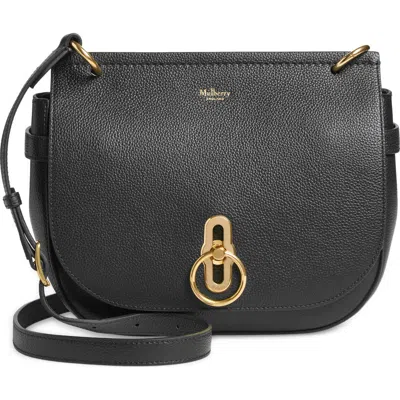 Mulberry Amberley Leather Shoulder Bag In Black