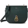 Mulberry Small Leather Amberley Cross-body Bag In  Green