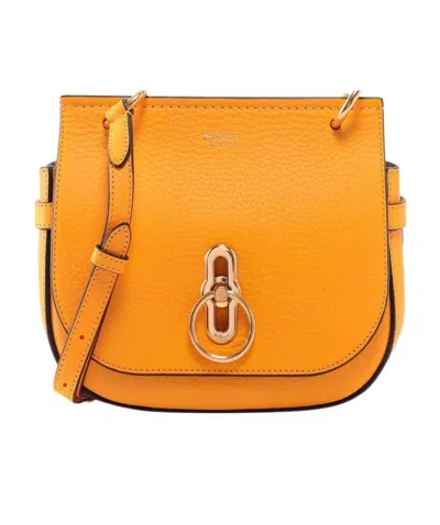 Mulberry Amberley Satchel Bag In Orange