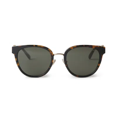 Mulberry Amberley Sunglasses Tortoiseshell In Metallic