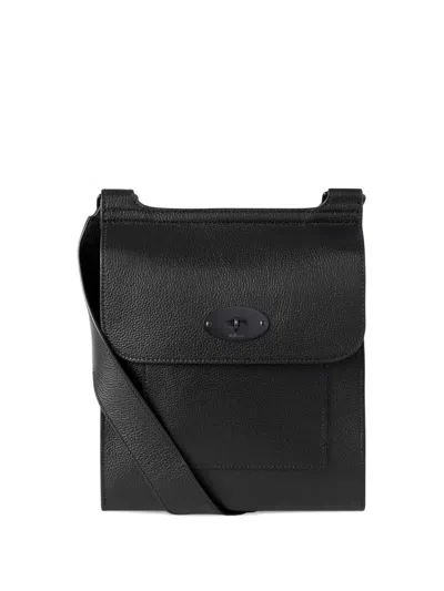Mulberry Antony Medium Crossbody Small Classic Grain In Black