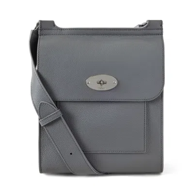 Mulberry Antony In Foggy Grey Small Classic Grain