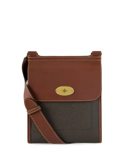 Mulberry Antony Grained-texture Messenger Bag In Brown