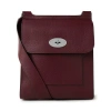 Mulberry Small Antony Leather Crossbody Bag In Black Cherry