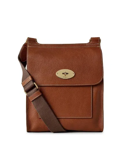 Mulberry Antony Leather Crossbody Bag In Brown